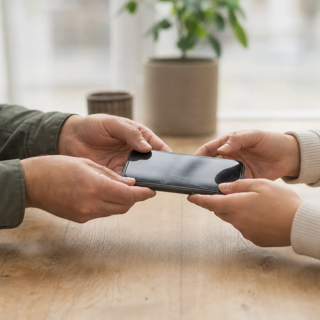 Inbyte av en äldre mobiltelefon